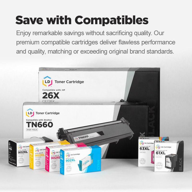 Tóner LD compatible Brother TN227 (paquete de 4)