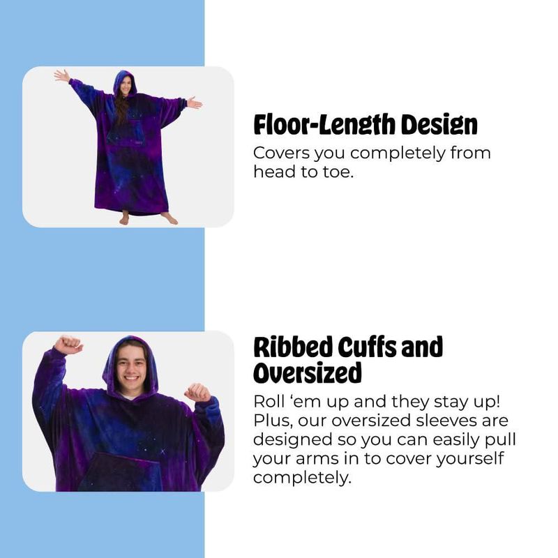 Sudadera con capucha THE COMFY Dream Light – Manta portátil ligera