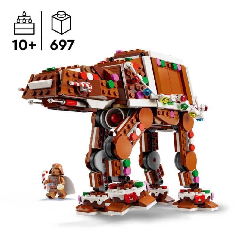 Bloques de Construcción LEGO Star Wars AT-AT de Pan de Jengibre 19 cm