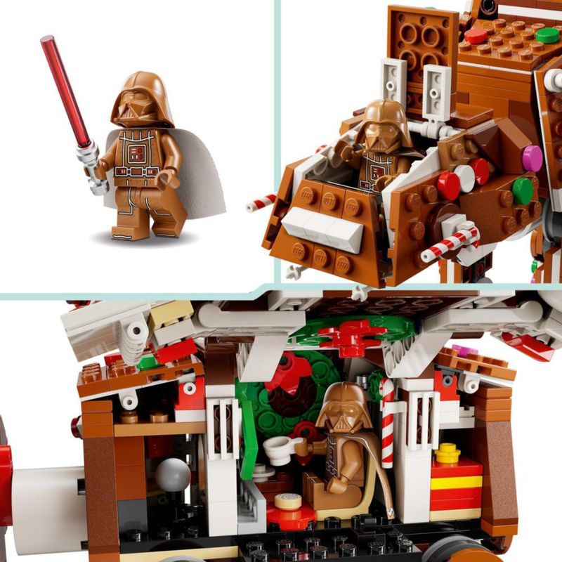 Bloques de Construcción LEGO Star Wars AT-AT de Pan de Jengibre 19 cm