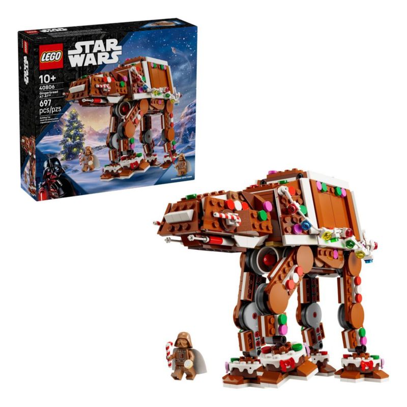 Bloques de Construcción LEGO Star Wars AT-AT de Pan de Jengibre 19 cm
