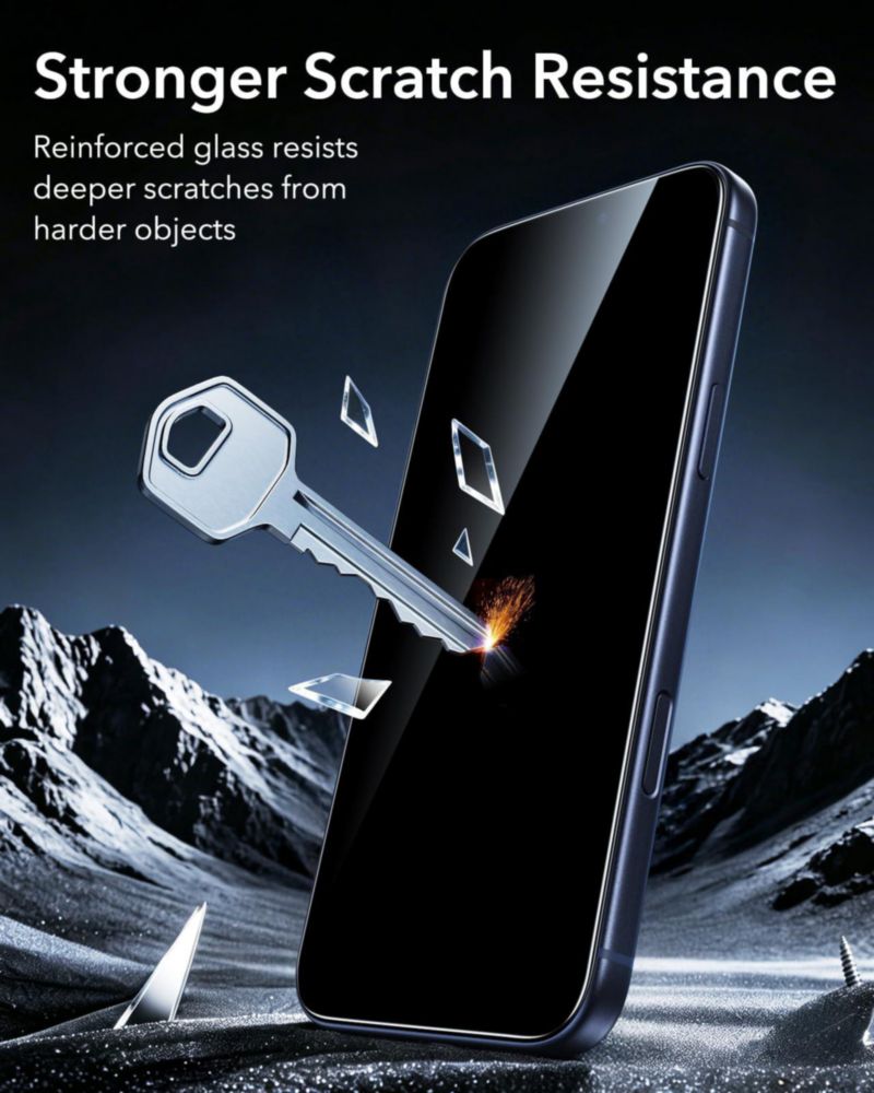 Protector de pantalla ESR para iPhone 18 Pro Max con privacidad - Pack de 3