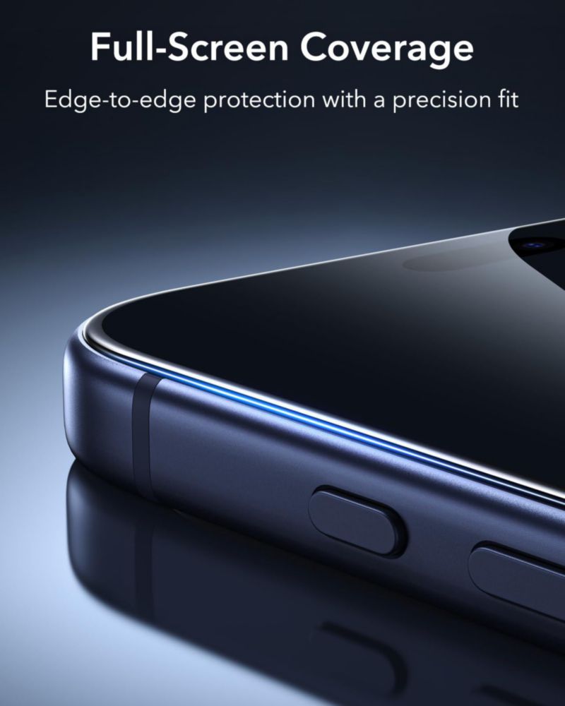 Protector de pantalla ESR para iPhone 18 Pro Max con privacidad - Pack de 3