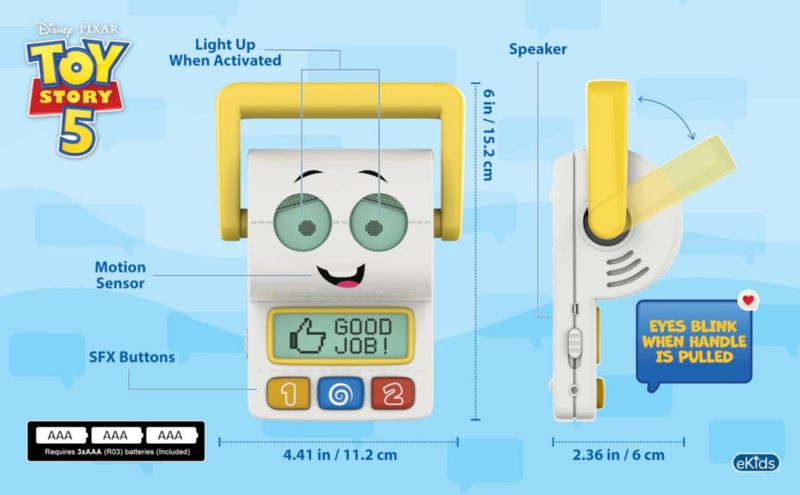 Generador de Sonidos eKids Toy Story 5 Smarty Pants