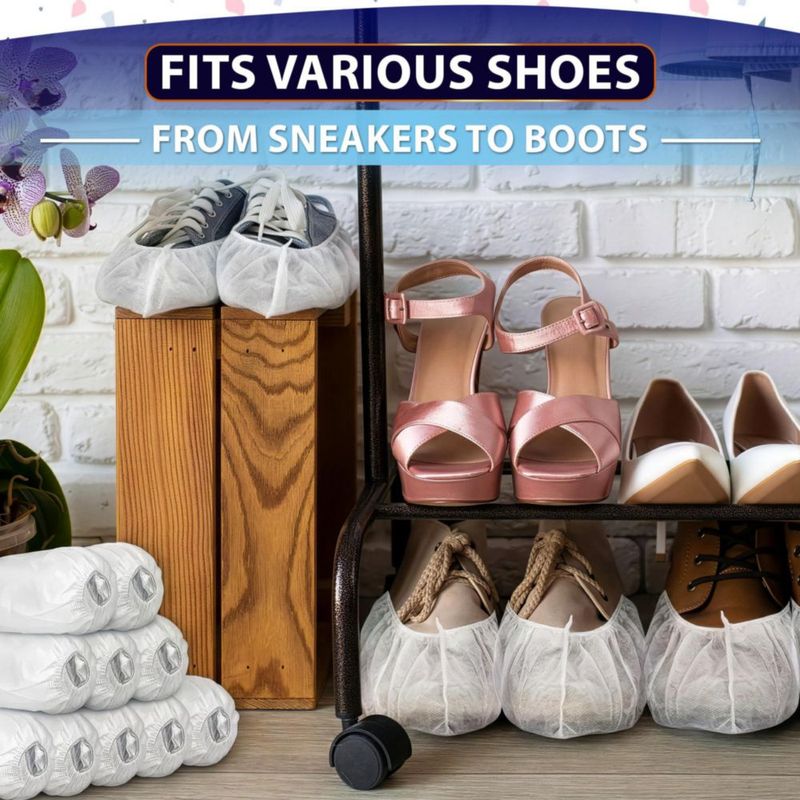 Cubiertas desechables para zapatos ZOKLU 100 unidades blancas