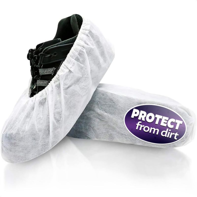 Cubiertas desechables para zapatos ZOKLU 100 unidades blancas