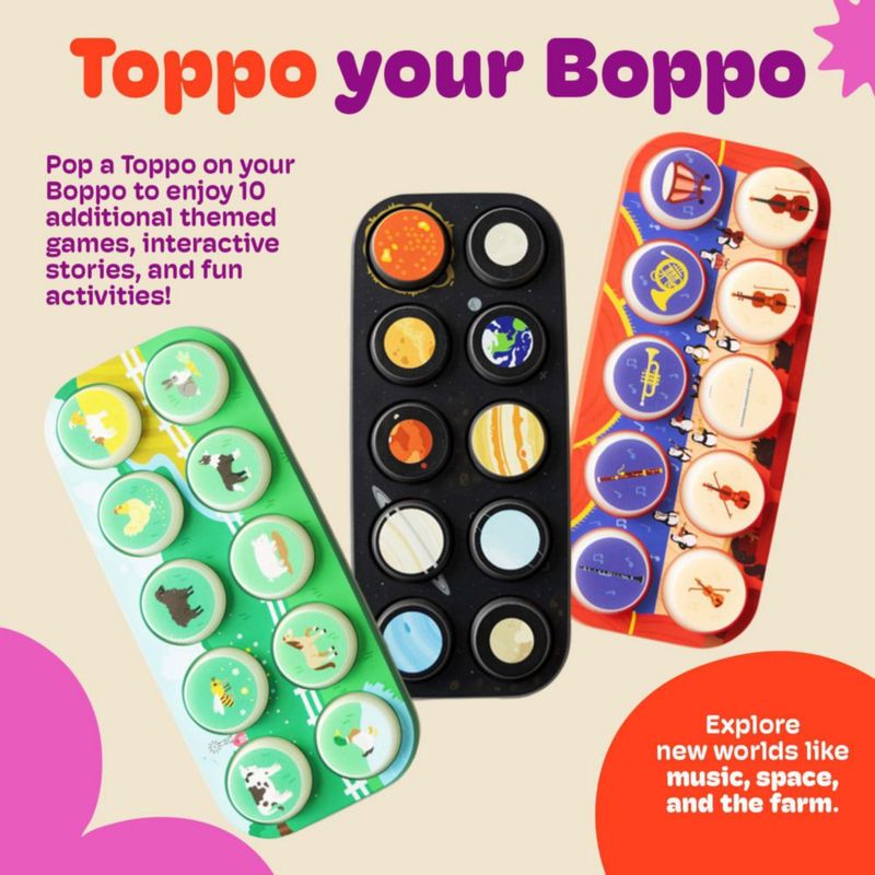 Tablet de aprendizaje BOPPO 40+ juegos sin pantalla