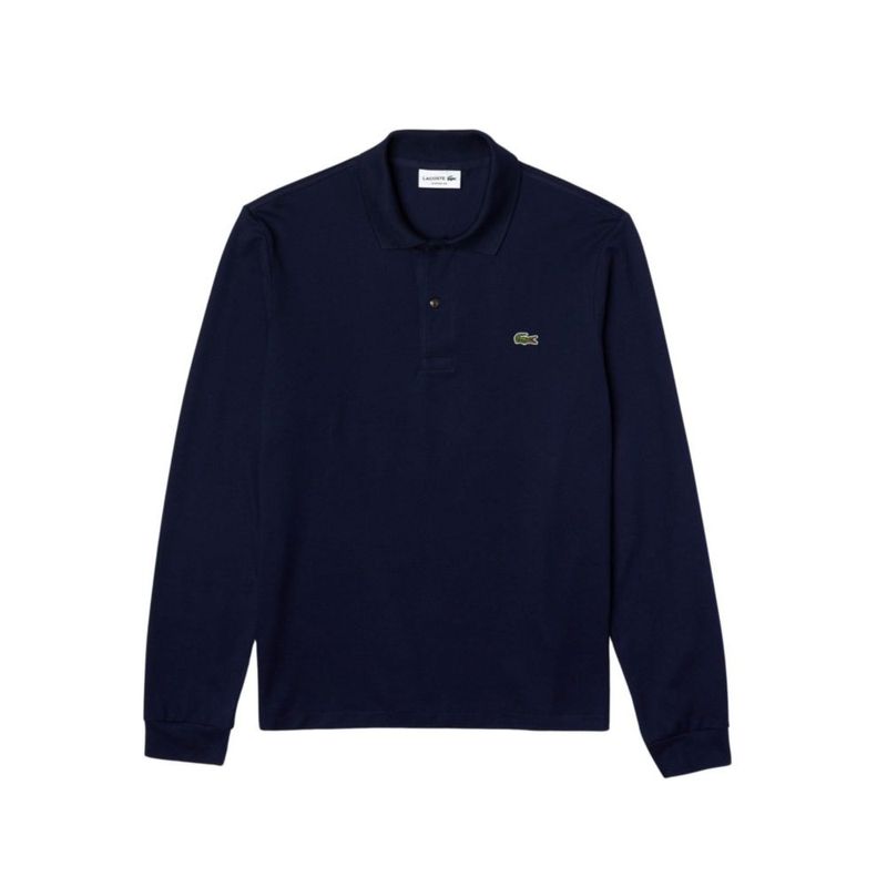 Polo de manga larga Lacoste L.12.12 Azul Marino Talla XL