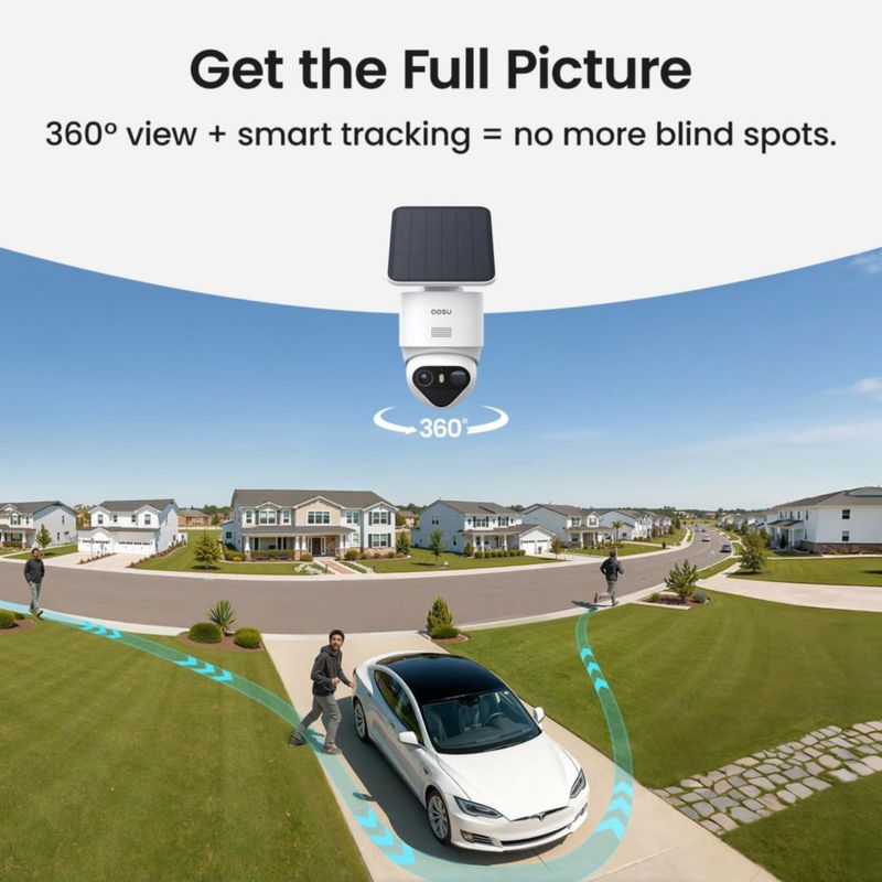 Cámara de Seguridad aosu T2 Ultra 4K Kit de 2 Cámaras