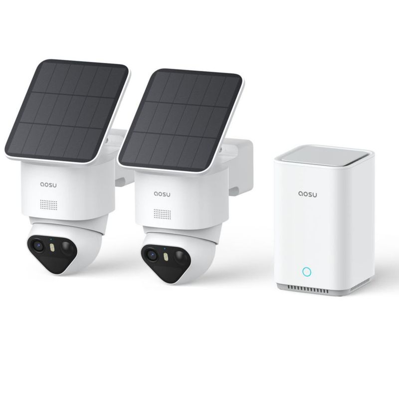 Cámara de Seguridad aosu T2 Ultra 4K Kit de 2 Cámaras