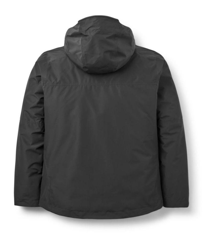 Chaqueta impermeable Rab Downpour negra XL