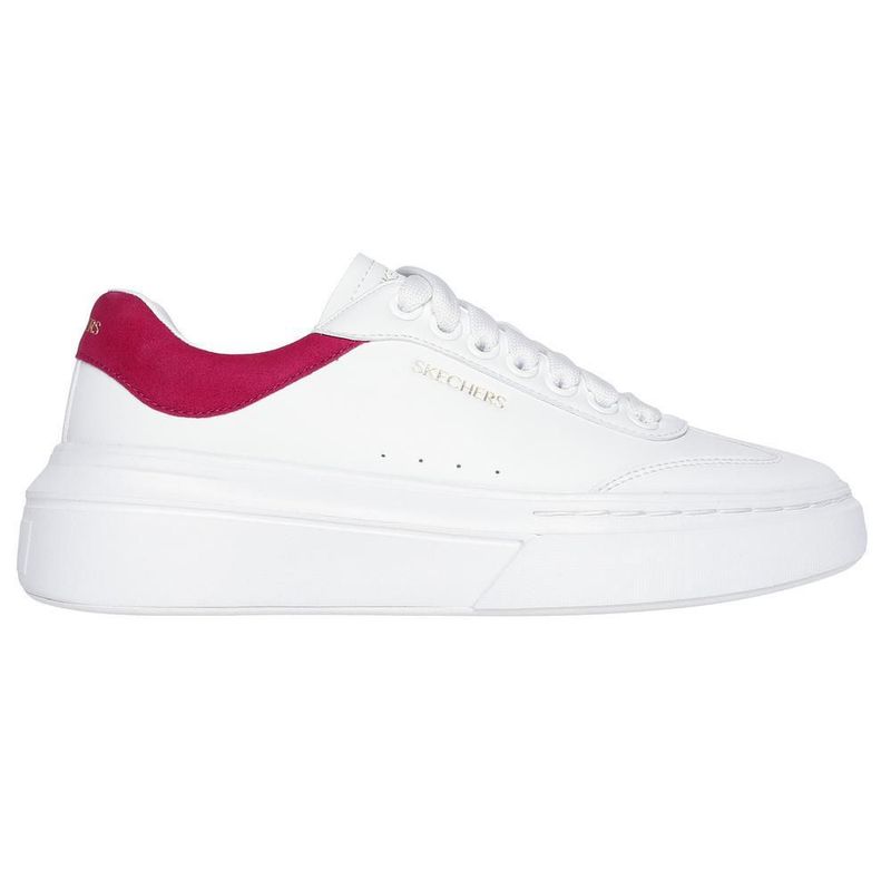 Tenis skechers court classics blanco para mujer 185060wfus