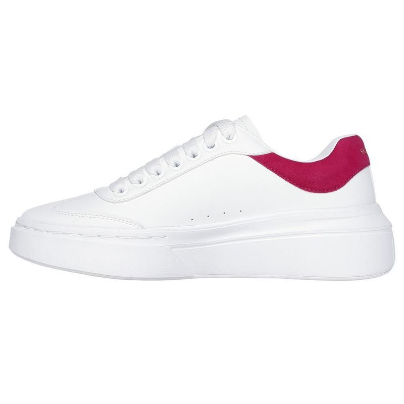 Tenis skechers court classics blanco para mujer 185060wfus