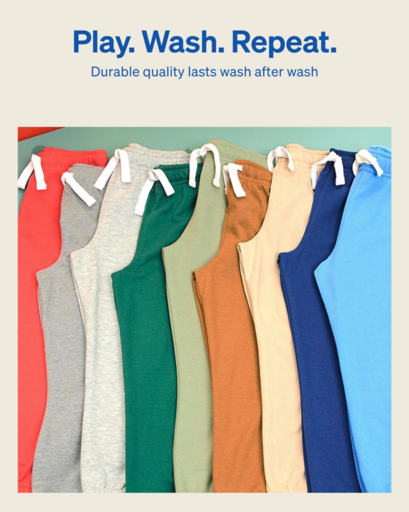 Pantalones jogger sólidos Garanimals 3T – Pack de 4