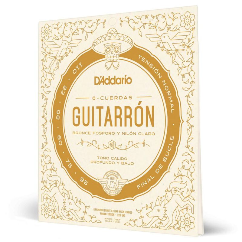 Cuerdas D'Addario MG10N para Guitarrón – Tensión Normal