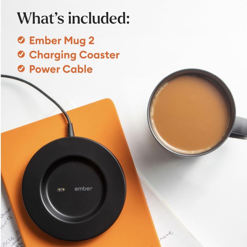 Taza inteligente Ember de 414 ml controlada por app – color negro