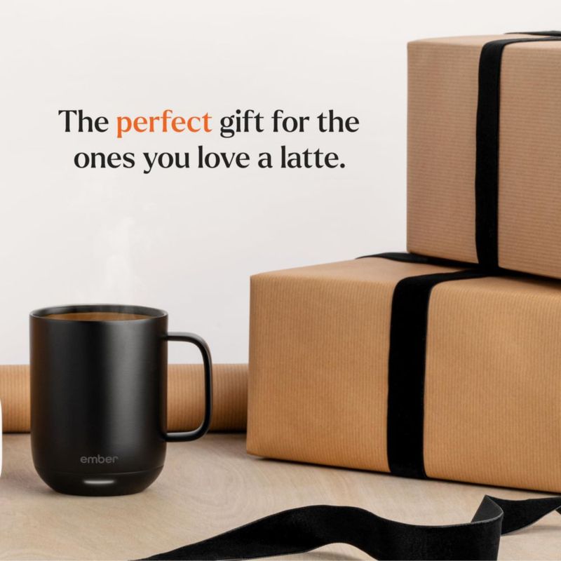 Taza inteligente Ember de 414 ml controlada por app – color negro
