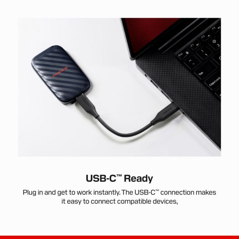 Disco portátil SANDISK 1 TB 600 MB/s negro