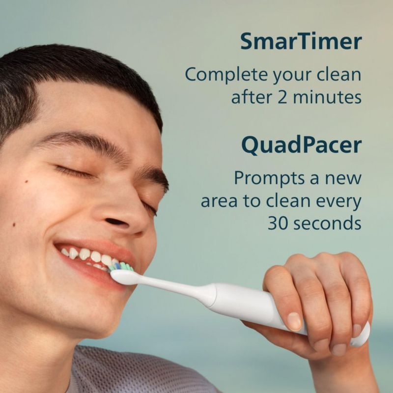 Cepillo de dientes eléctrico recargable Philips Sonicare 4100 blanco