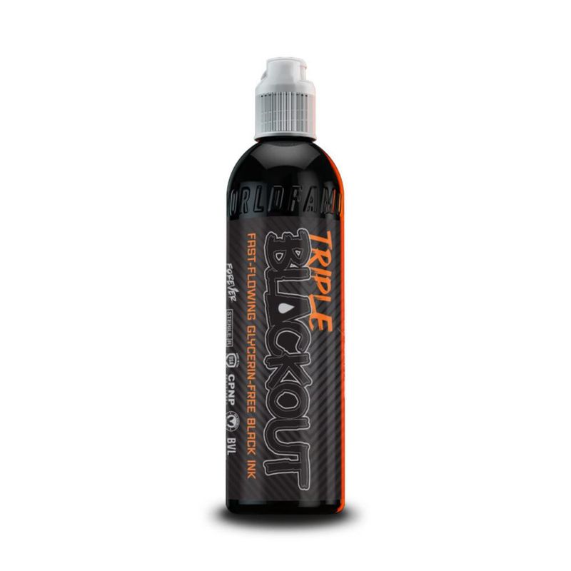 Tinta para tatuaje WORLD FAMOUS 30 ml Triple Blackout vegana