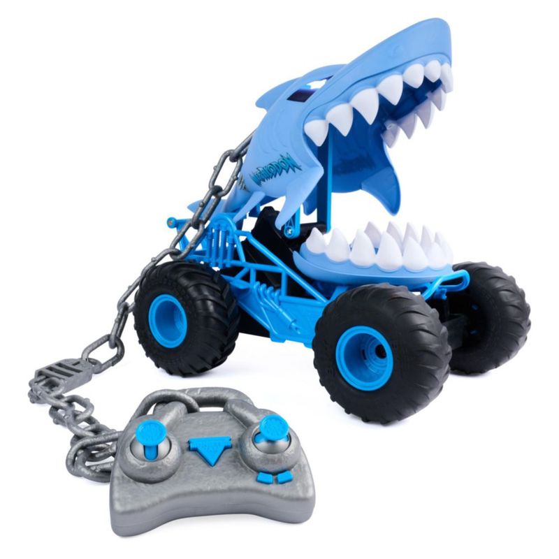 Camión Monstruo RC Monster Jam Megalodón a escala 1:15