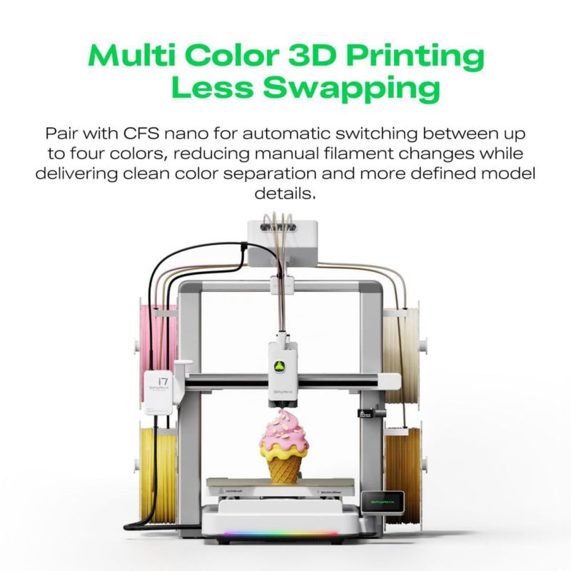 Impresora 3D Creality SPARKX i7 Nano Combo Multicolor