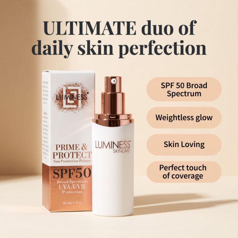Tinte Facial LUMINESS 30 ml SPF 50 Kit de 2 unidades