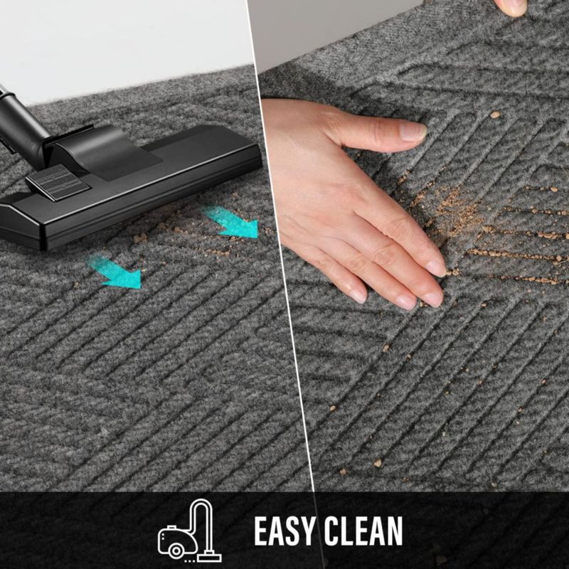 Alfombra HIYARD 43x26 cm Gris Absorbente Antideslizante