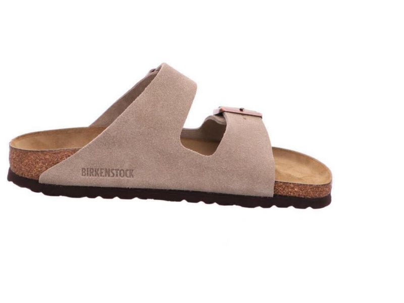Sandalia Birkenstock Arizona de Gamuza Topo 40 EU