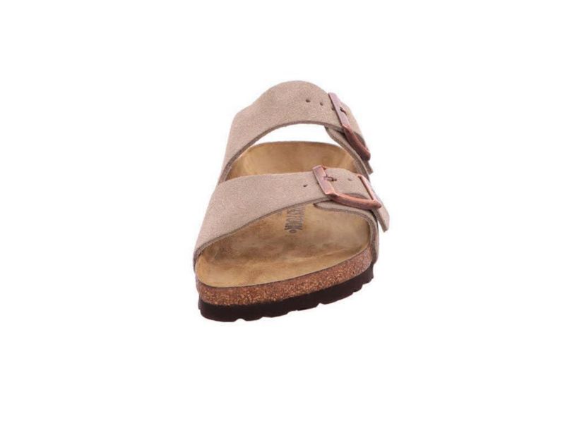 Sandalia Birkenstock Arizona de Gamuza Topo 40 EU