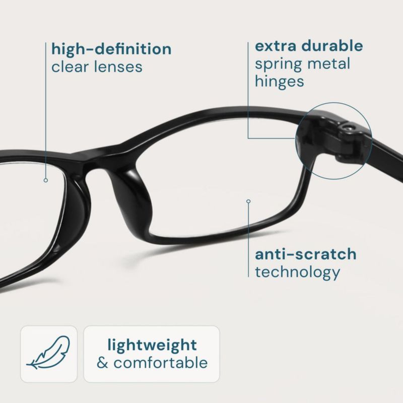 Gafas de Lectura Gaoye +3.5 con Bloqueo de Luz Azul - Pack de 4