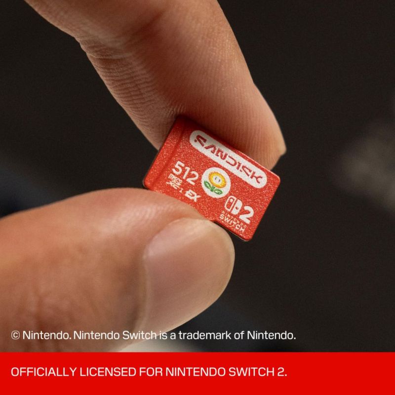 Tarjeta microSD SANDISK 512 GB Express para Nintendo Switch 2