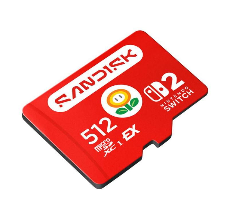 Tarjeta microSD SANDISK 512 GB Express para Nintendo Switch 2