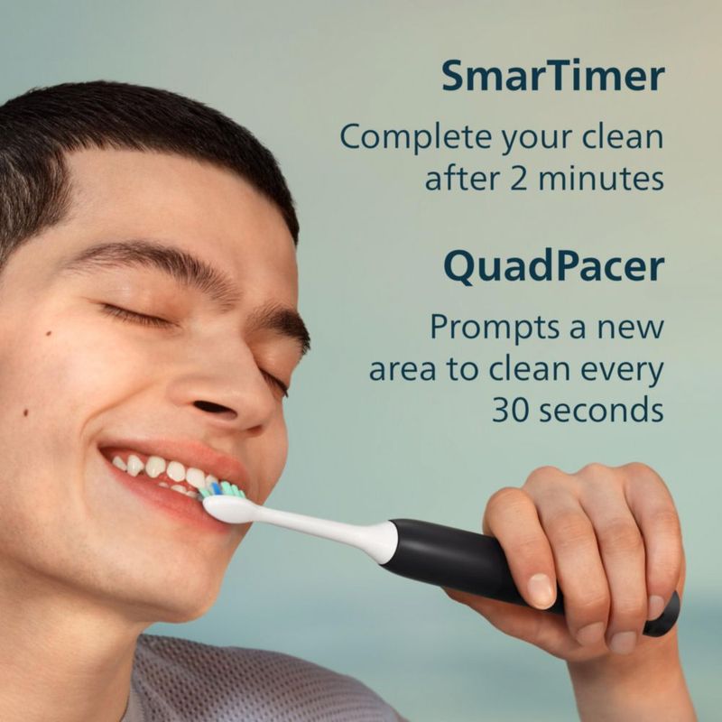 Cepillo de dientes eléctrico recargable Philips Sonicare 4100 negro