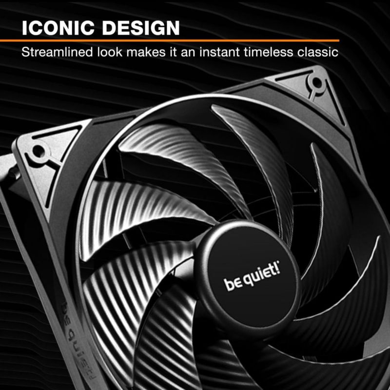 Ventilador PC be quiet! Pure Wings 3 140 mm PWM negro - Pack de 3