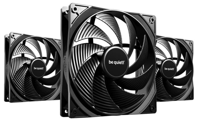 Ventilador PC be quiet! Pure Wings 3 140 mm PWM negro - Pack de 3