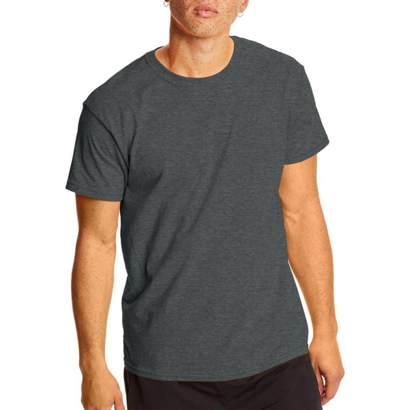 Camiseta Hanes Pack de 2 X-Temp 3XL Gris Carbón