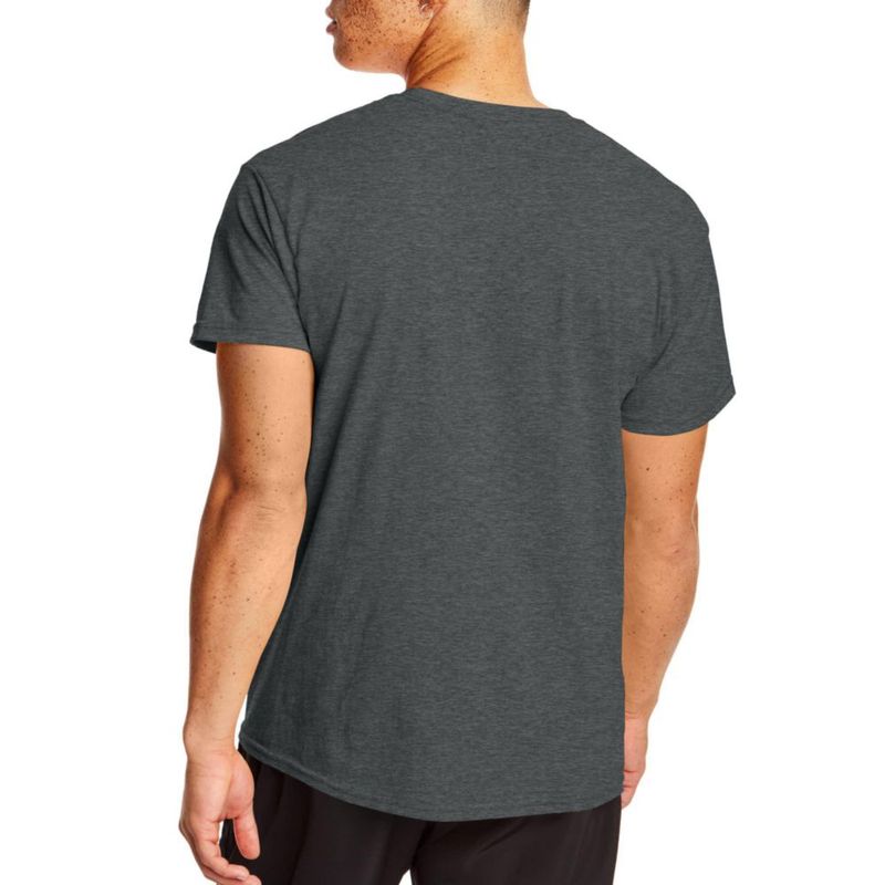 Camiseta Hanes Pack de 2 X-Temp 3XL Gris Carbón