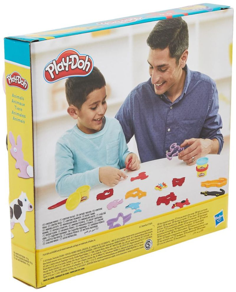 Material de escultura Play‑Doh Formas Divertidas – Animales