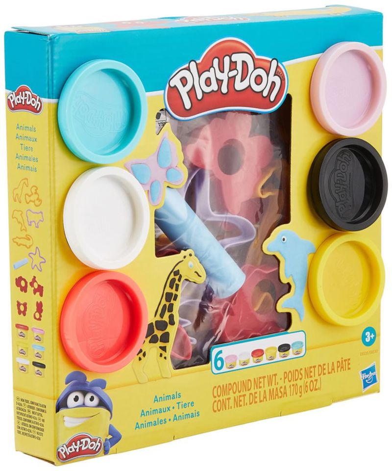 Material de escultura Play‑Doh Formas Divertidas – Animales