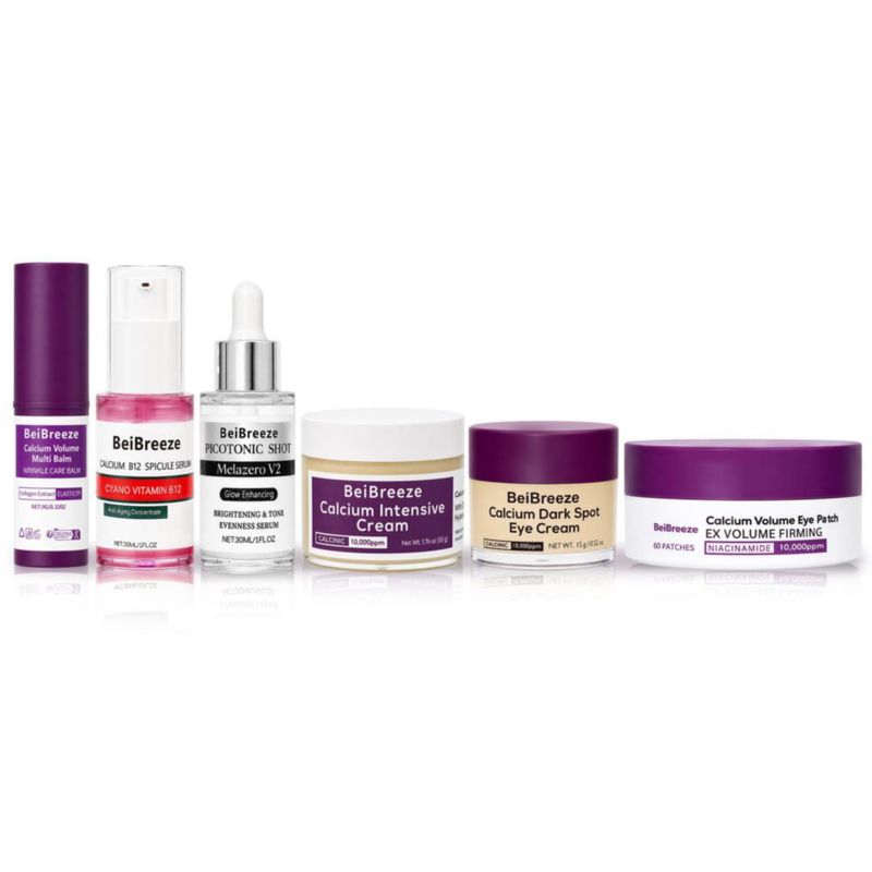 Set de Cuidado Facial BeiBreeze – Rutina Hidratante de 6 Piezas