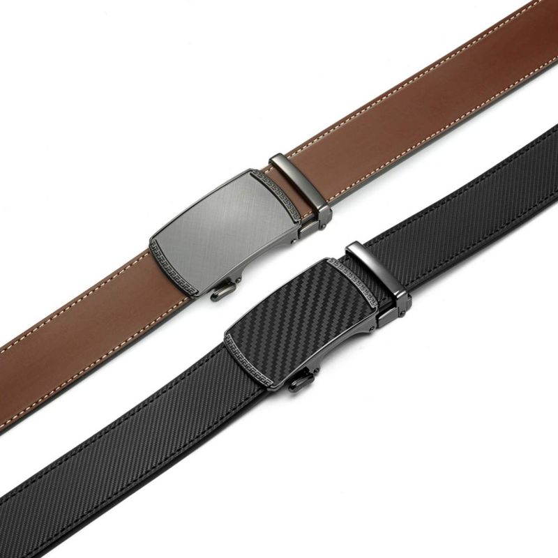 Cinturón CHAOREN de Cuero con Trinquete de 35 mm – Pack de 2