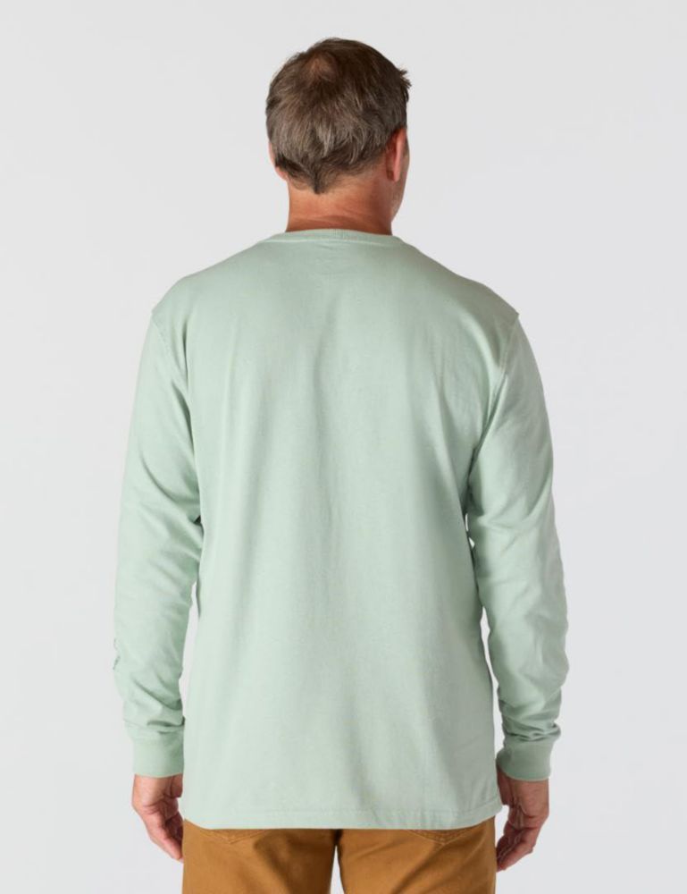 Camiseta Carhartt Dearborn LS Logo Seabrook XXL alta