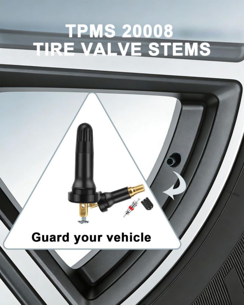 Vástagos de válvula de neumático Riseuvo TPMS 20008 - Pack de 50