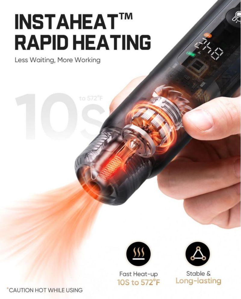 Pistola de Calor Fanttik Mini Inalámbrica 450 °C para Impresión 3D
