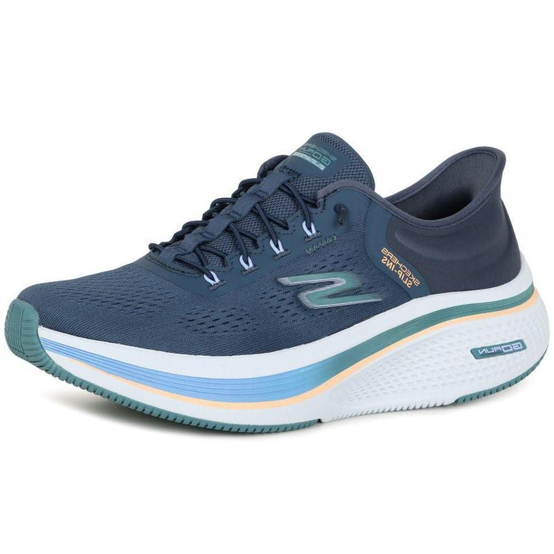 Zapatilla para mujer Skechers Go Run Elevate 2.0 azul marino/verde azulado talla 7