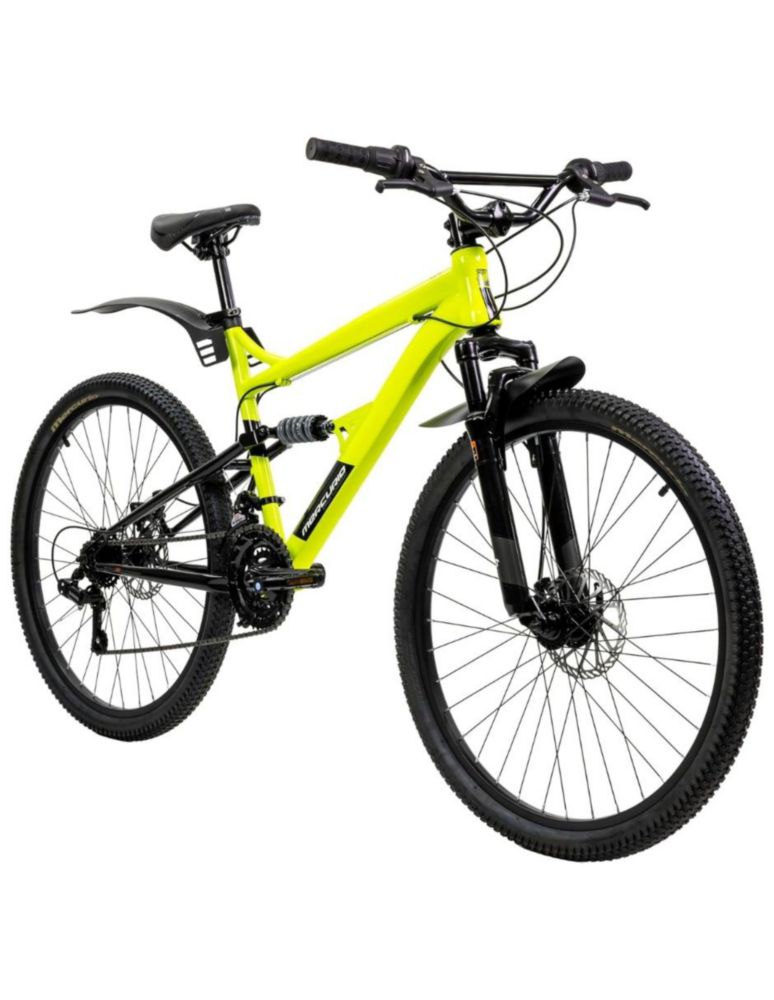 BICI MERCURIO DS KAIZER R26 LIMA 21V SISTEMA DE DOBLE SUSPENSIÓN CUADRO DE ACERO RINES DE ALUMINIO TIJERA DE SUSPENSIÓN FRENO DE DISCO MECÁNICO.