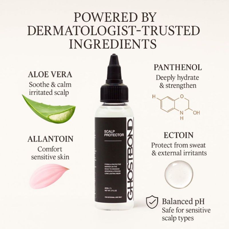Protector del Cuero Cabelludo GHOSTBOND 60 ml para Pegamento de Peluca