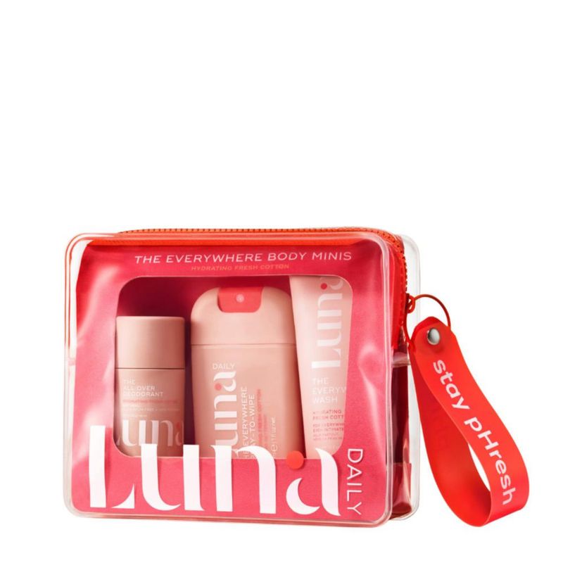 Kit de 3 piezas Body Minis Luna Daily – Aroma a algodón