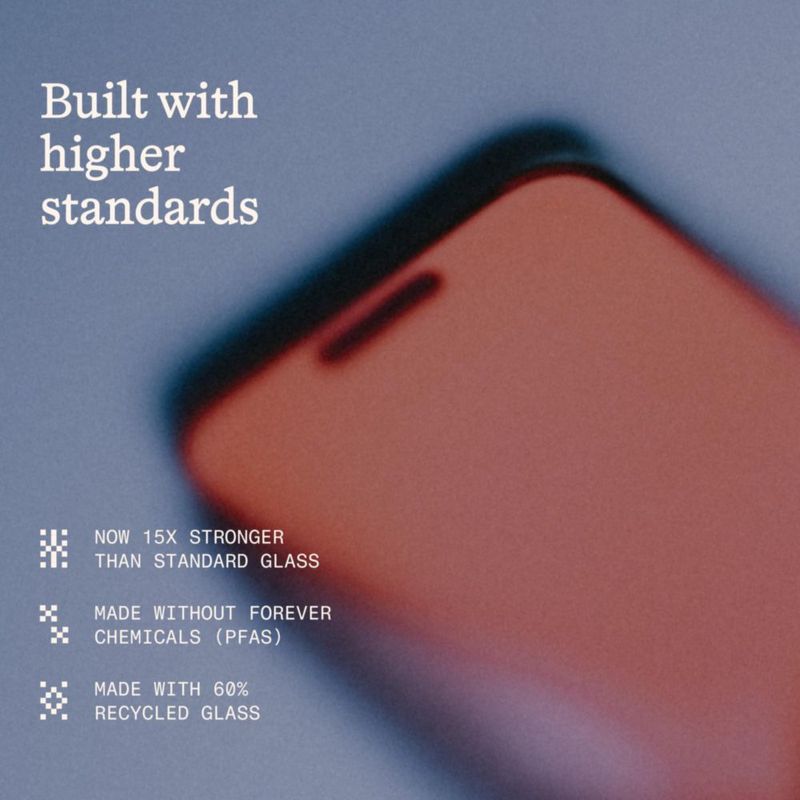 Protector de pantalla BodyGuardz para iPhone 18 Pro Max con luz roja